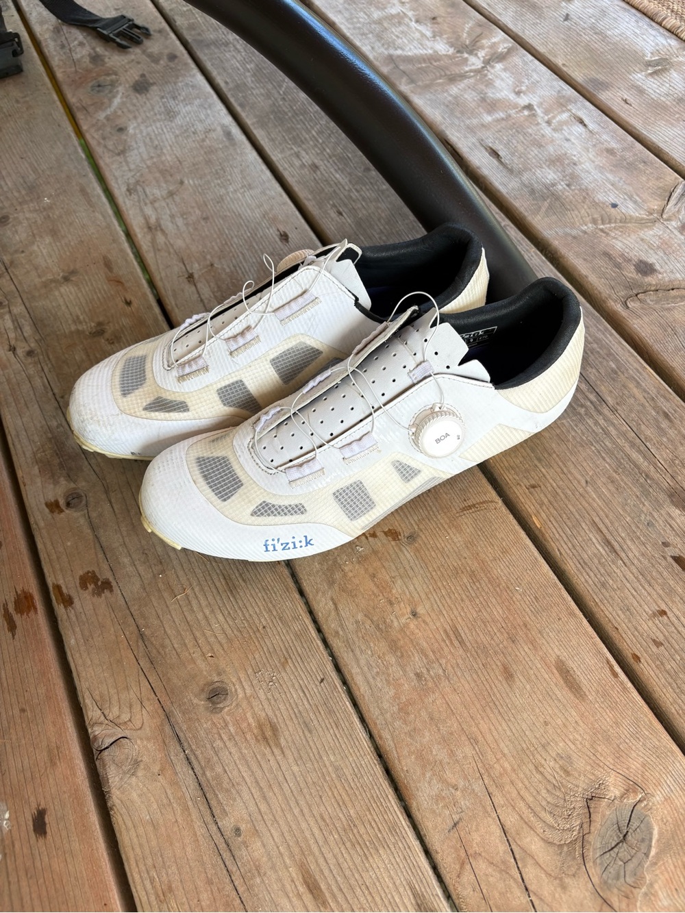 Women’s White Road Cycling Shoes with Boa Closure | size 9 (42)